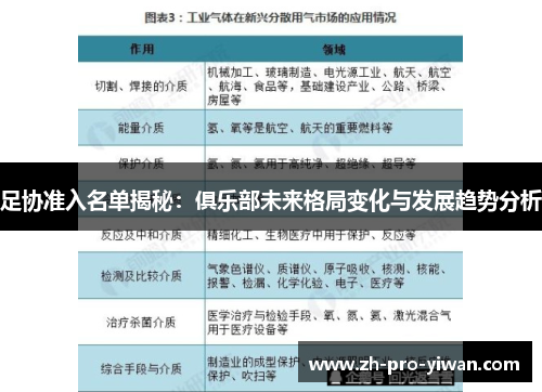 足协准入名单揭秘:俱乐部未来格局变化与发展趋势分析 足协准入名单揭秘:俱乐部未来格局变化与发展趋势分析